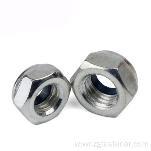 stainless steel hex nylon insert lock nuts DIN985 nylon locking nut
